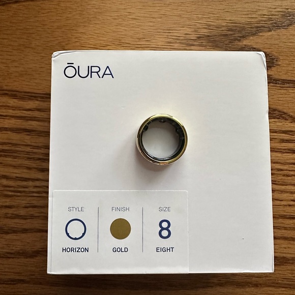 Oura Jewelry - Oura Ring, Gold, Size 8
